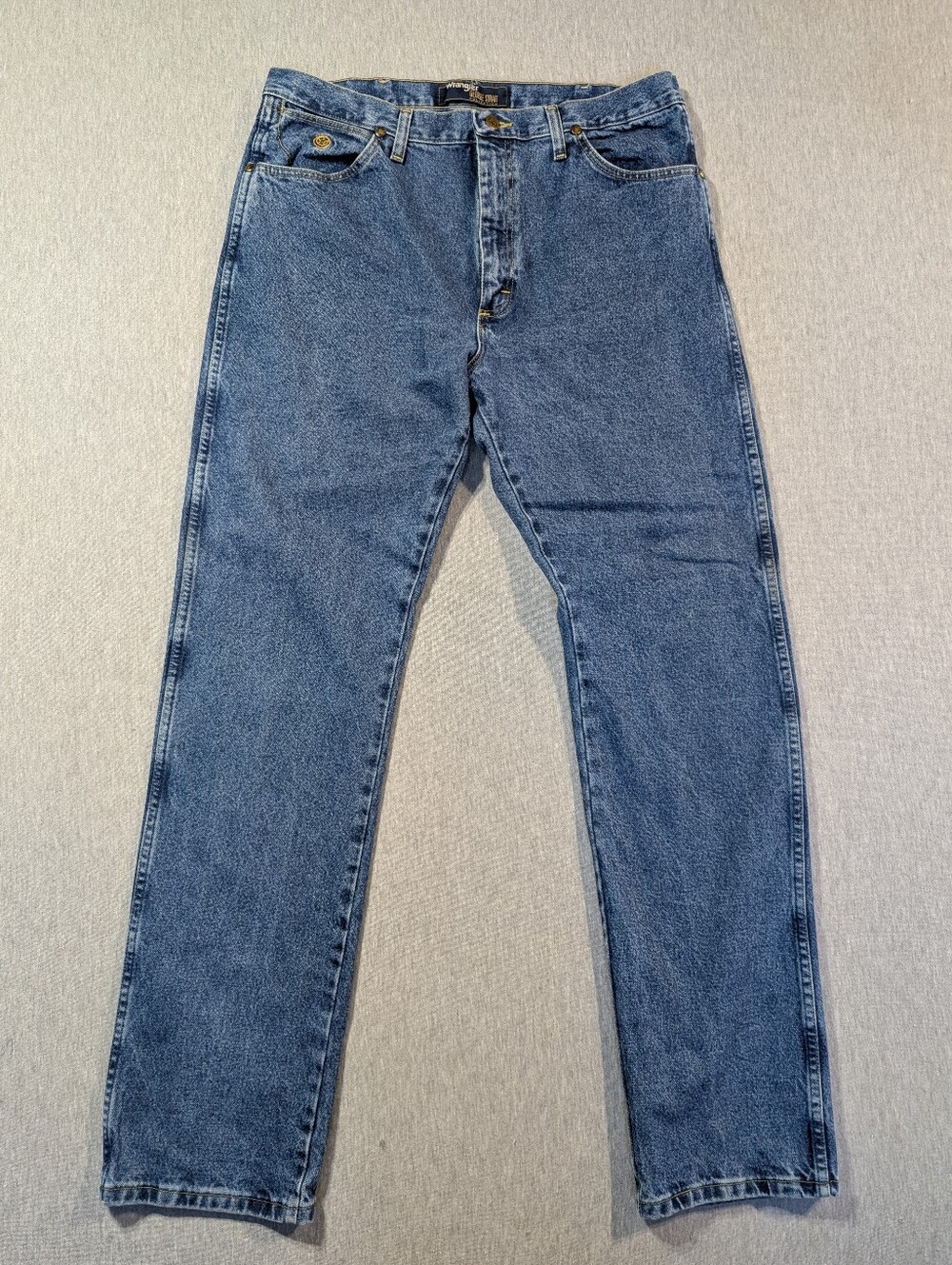 Wrangler George Strait Cowboy Cut Jeans Men's 35 X 34 Blue